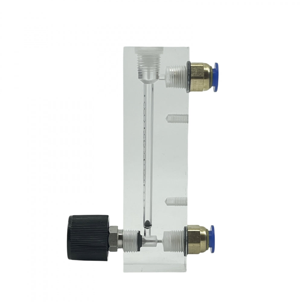 Oksygen Flow Meter med 1/4" pushfit hurtigkobling