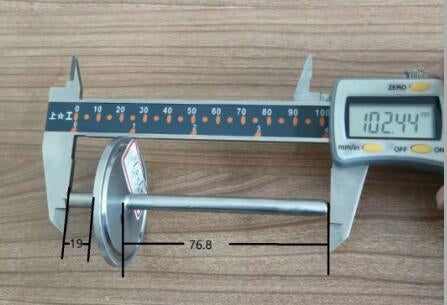 1,5" Tri-Clamp Thermowell / Termobrønn 10cm