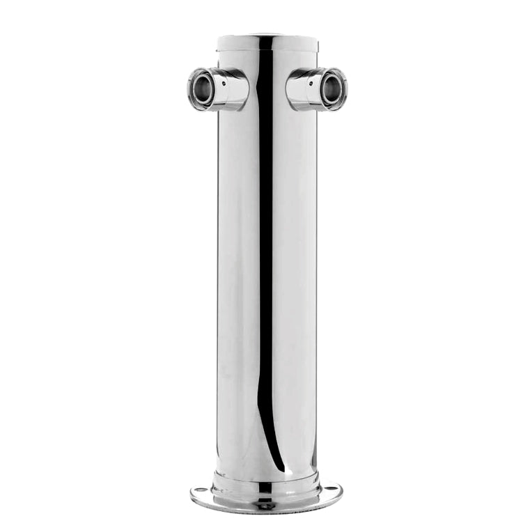 Klassisk tappetårn for 2 kraner, med kjølesløyfe - Krome Dispense