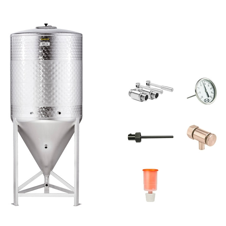 Speidel 625L konisk gjæringstank rustfritt stål - komplett (Bestillingsvare)