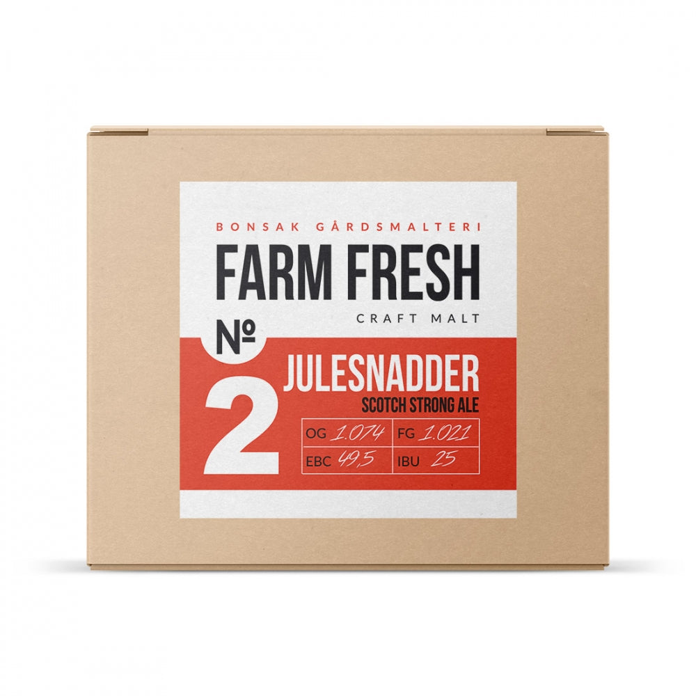 Bonsak Julesnadder - allgrain juleøl ølsett