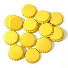 Korker 26mm gul, 100 stk.