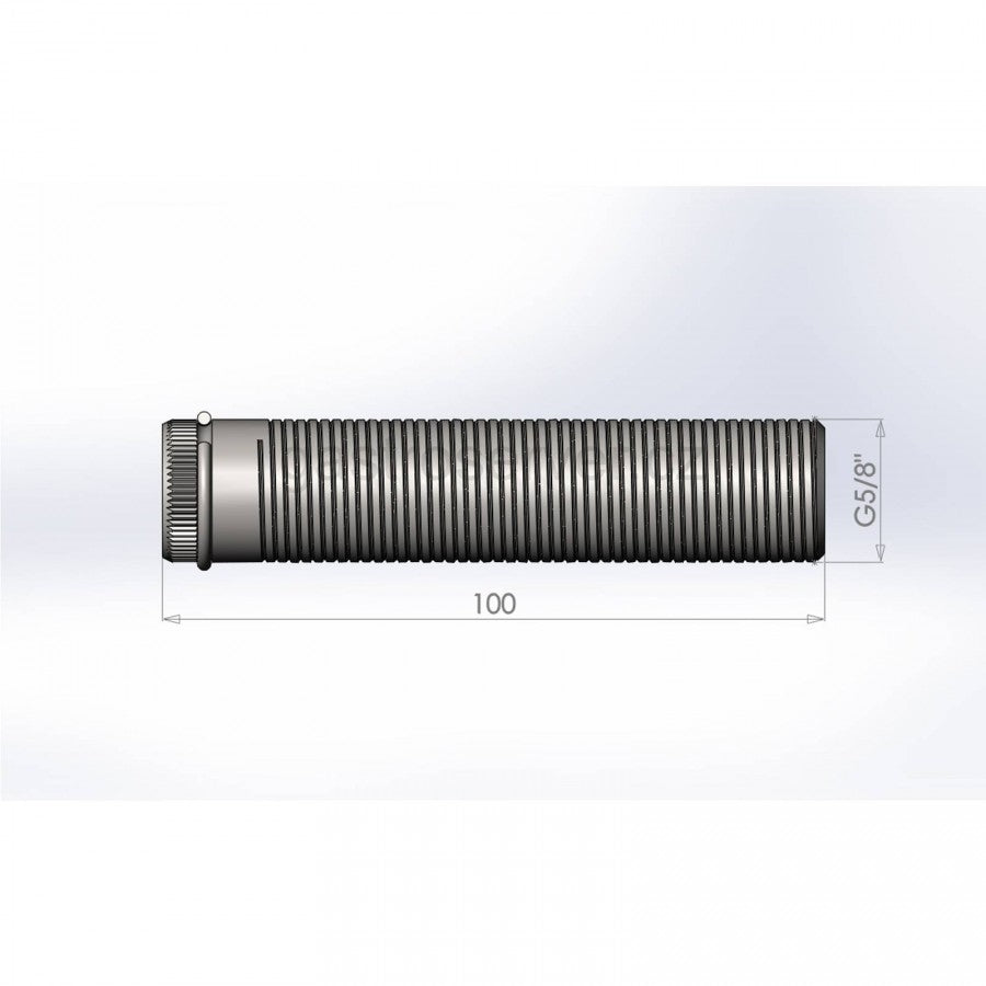 LUKR EU Shank 5/8" x 100mm - lang gjennomføring