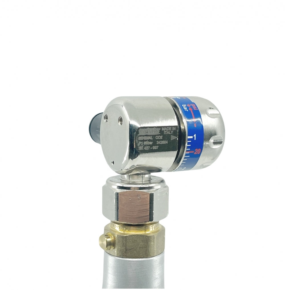 Minimal - CO2 regulator til Sodastream, med John Guest hurtigkobling - Oxyturbo