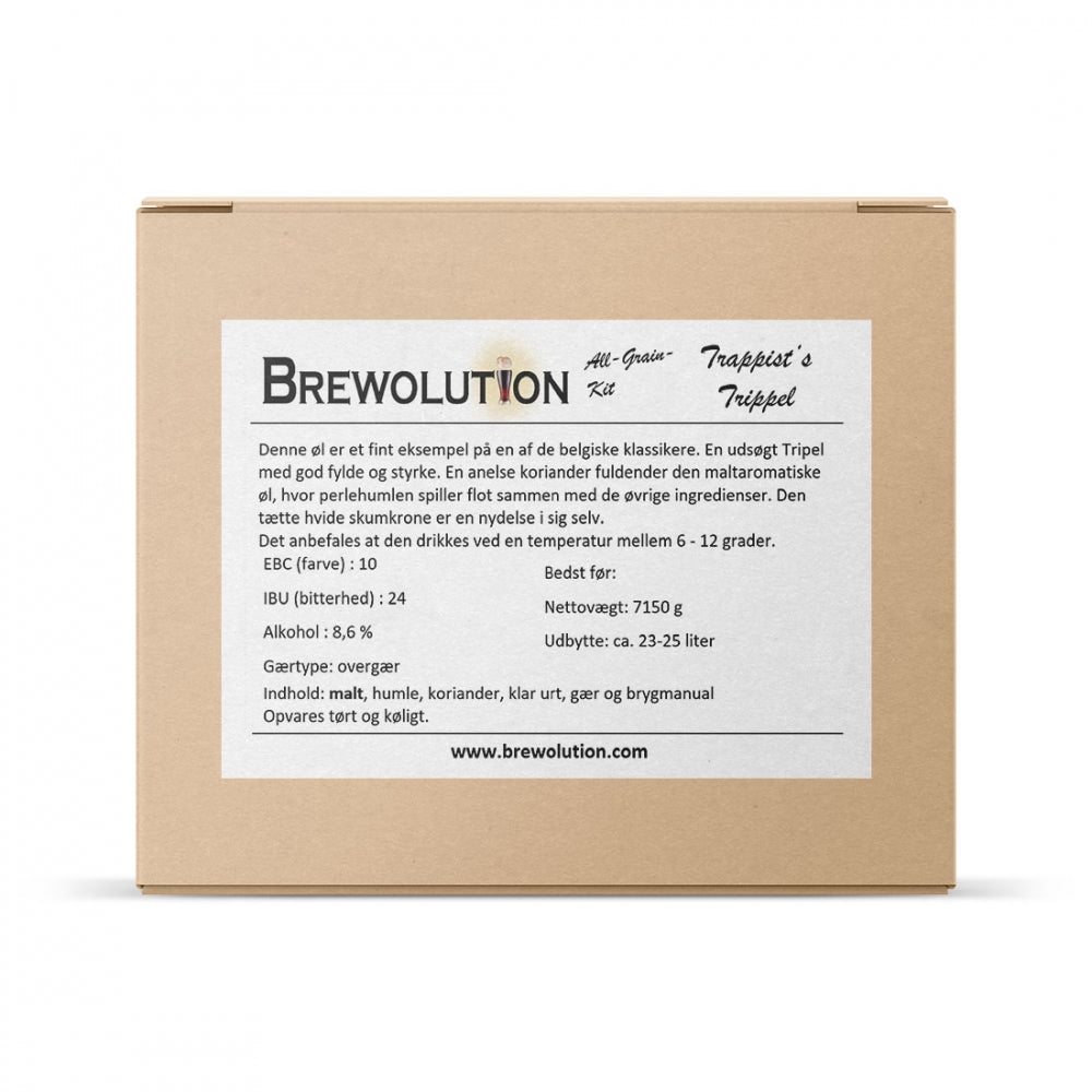 Trappist´s Trippel - allgrain ølsett
