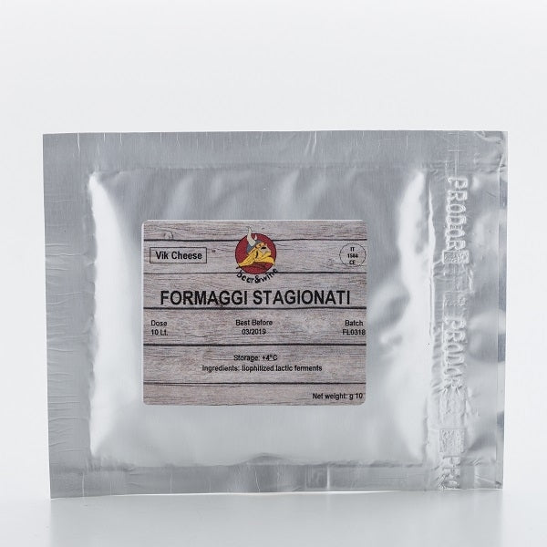 Kultur for modne oster for 10L melk (Formaggi Stagionati)