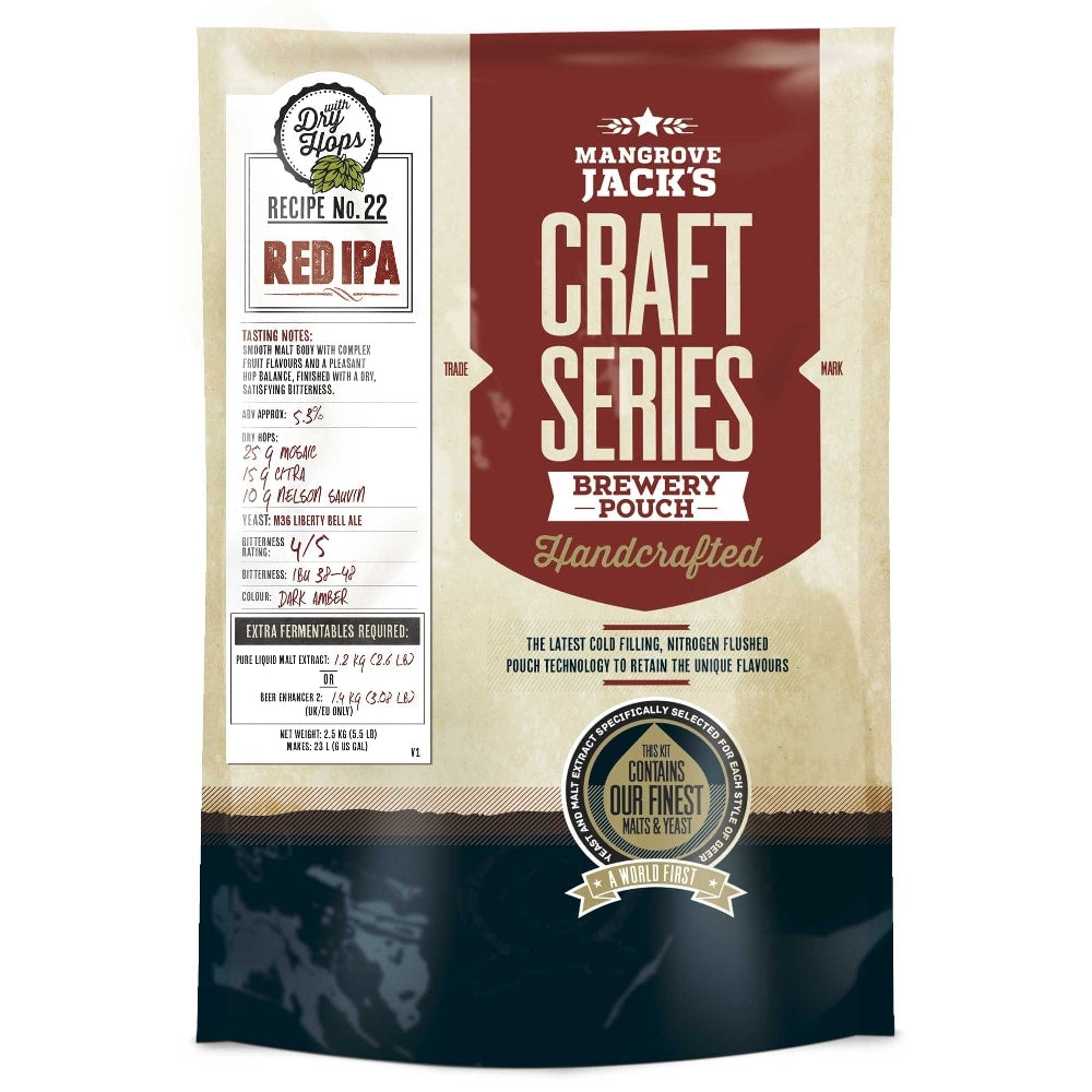 Craft Series Red IPA ekstraktsett - 2,5kg