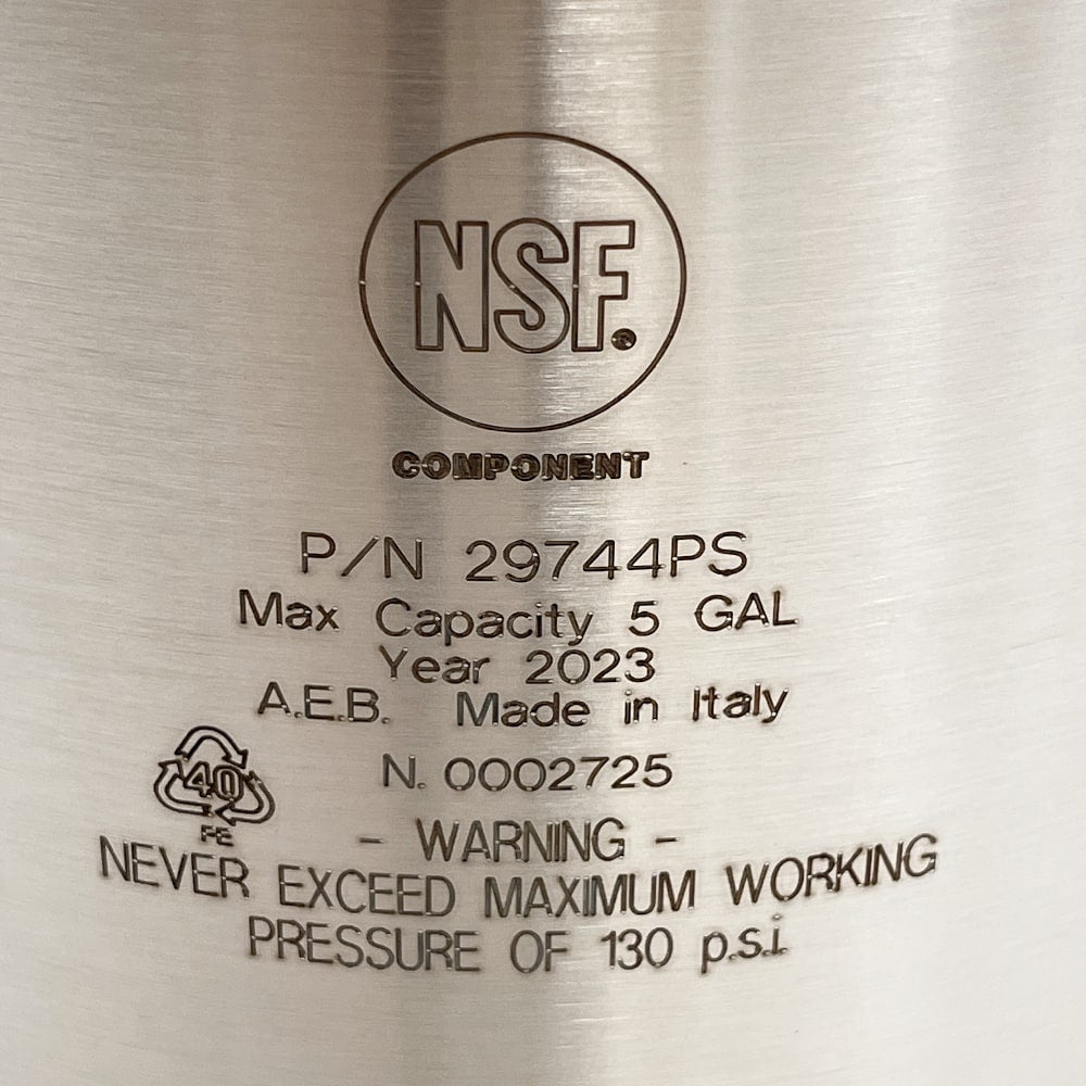 Corneliusfat 19L fra AEB - ball lock