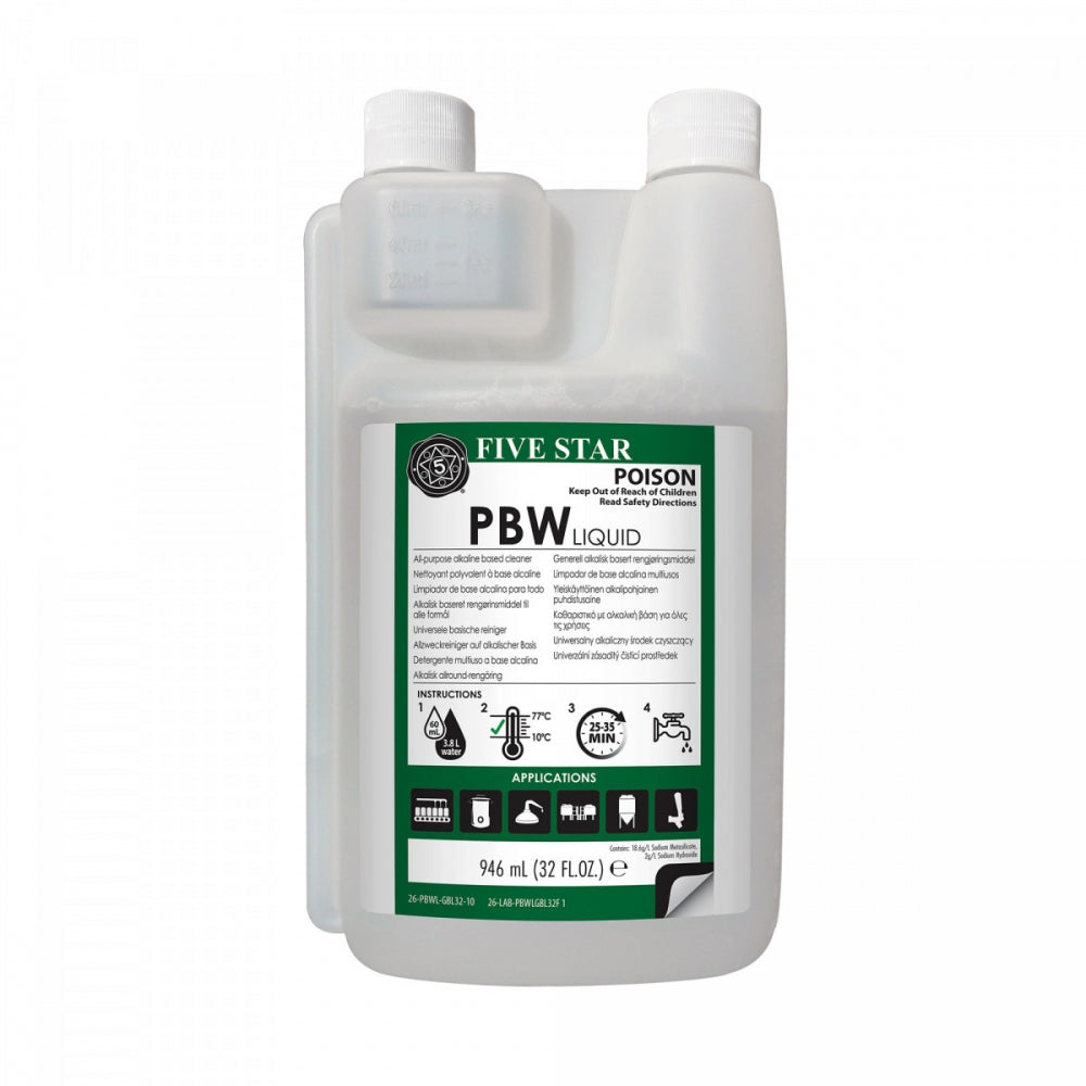 PBW Liquid 32oz (9,4dl) rengjøringsmiddel