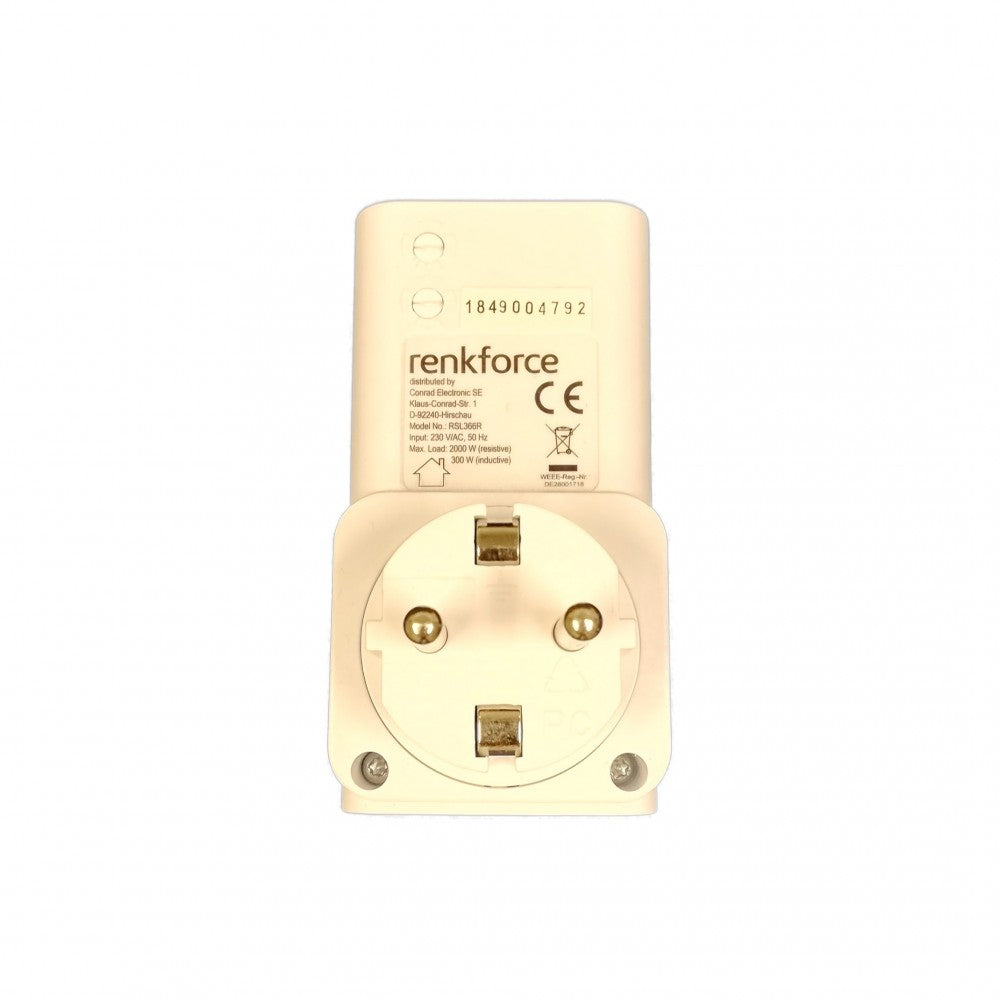 Renkforce 433MHz Fjernstrømbryter 3 stk - Smartplug for MyBrewbot