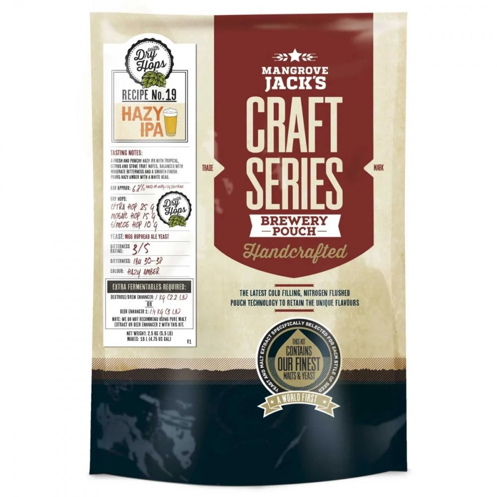 Craft Series Hazy IPA ekstraktsett - 2,5kg