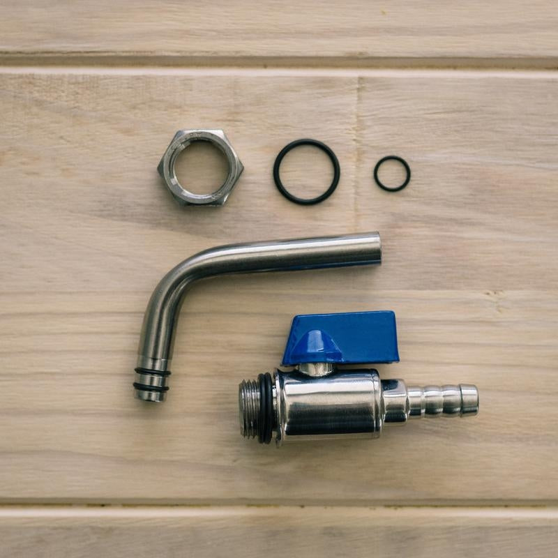 3/8" kuleventil med racking arm - Ss Brewtech