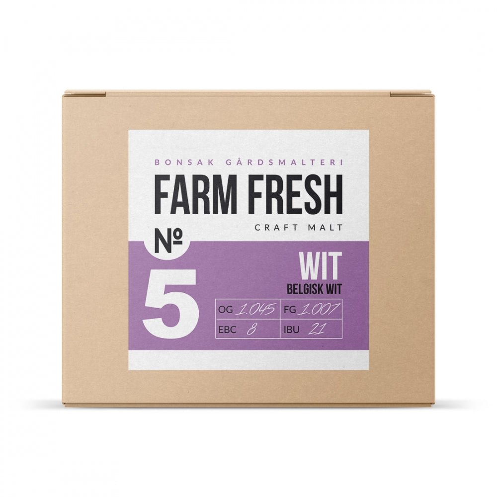 Belgisk Wit - allgrain ølsett