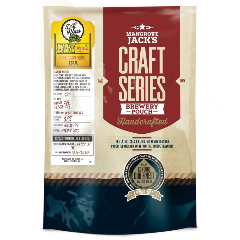 Craft Series Pink Grapefruit IPA (Limited Edition) ekstraktsett - 2,5kg