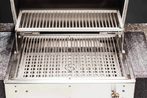 B24 Stainless Steel Built In Charcoal Grill - Kullgrill av rustfritt Stål - M-Grills