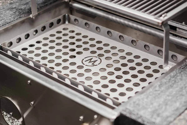 B24 Stainless Steel Built In Charcoal Grill - Kullgrill av rustfritt Stål - M-Grills