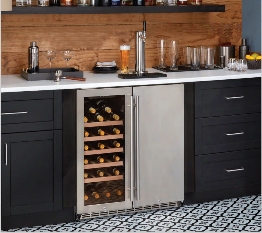 Vinskap & Kegerator med Tappetårn