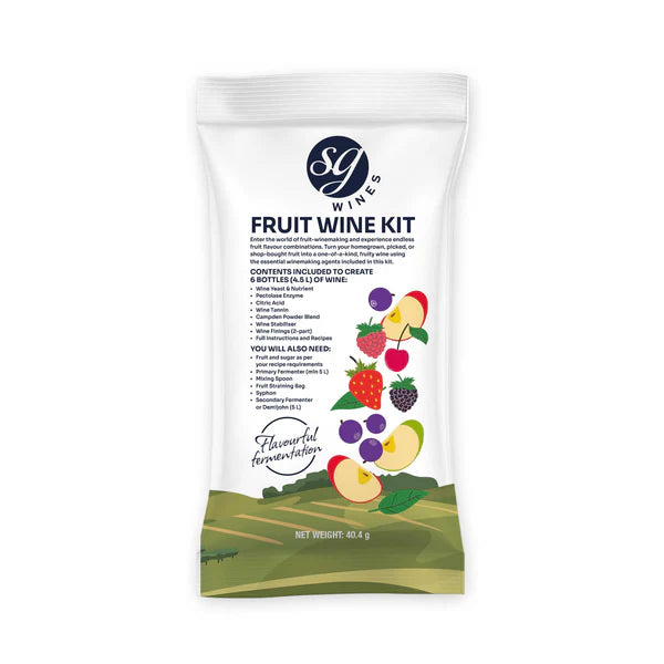 SG Wines Fruit Wine Kit - Startpakke for fruktvin