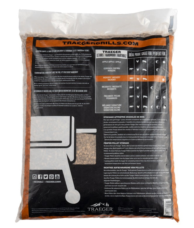 Traeger FSC Hickory Pellets 9kg