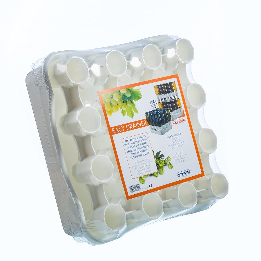 Easy Drainer Startpakke - Flasketørker for 25/16 flasker - Enolandia