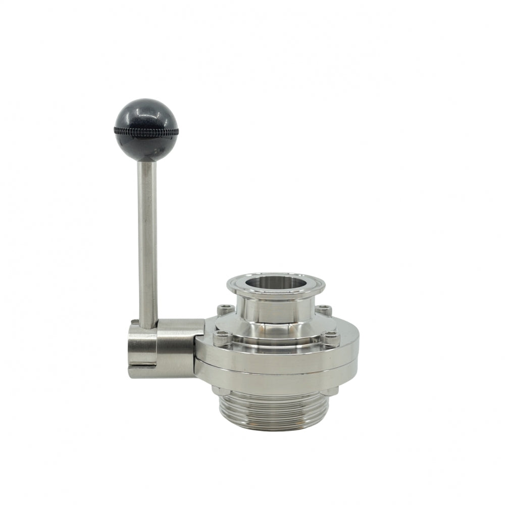 DN32 til 1,5" Tri-Clamp Butterfly ventil