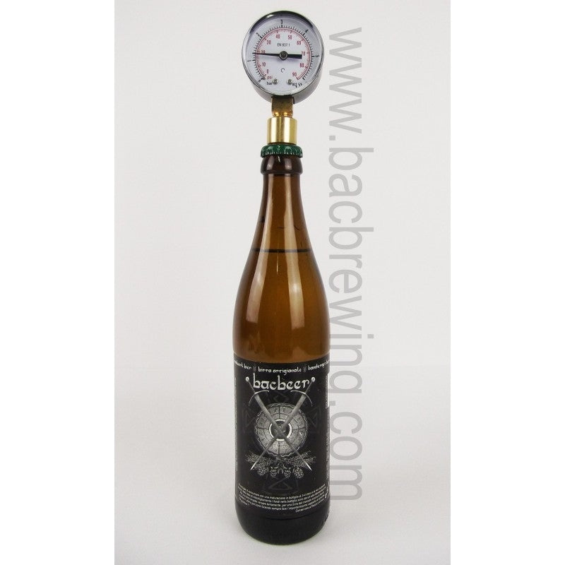 Aphrometer - manometer for flaske 0-4 bar - BacBrewing
