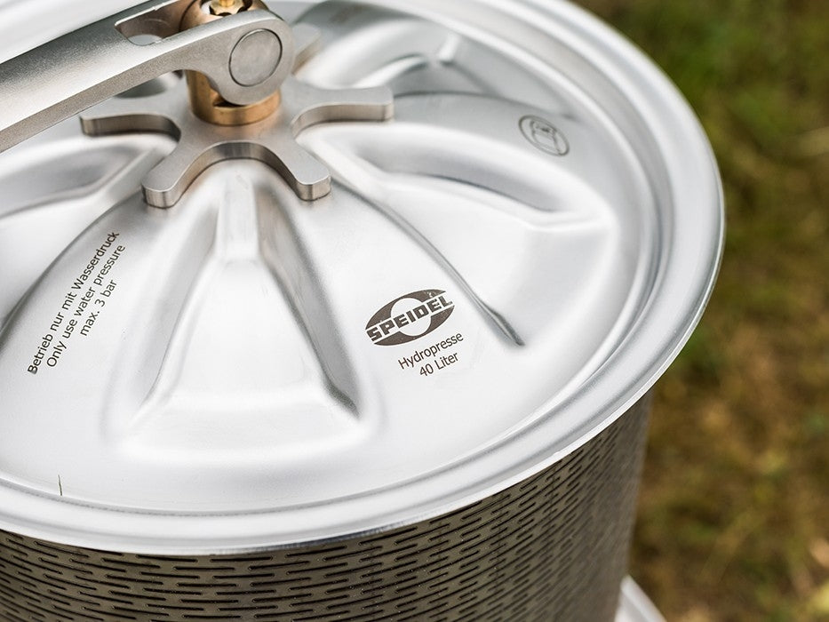Speidel Hydropress 40L - Fruktpresse av rustfritt stål