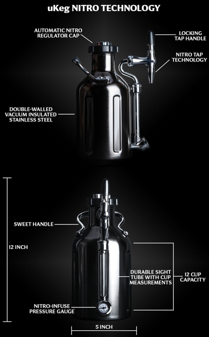 uKeg Nitro Cold Brew Coffee Maker (1,9L) - Nitrokaffe