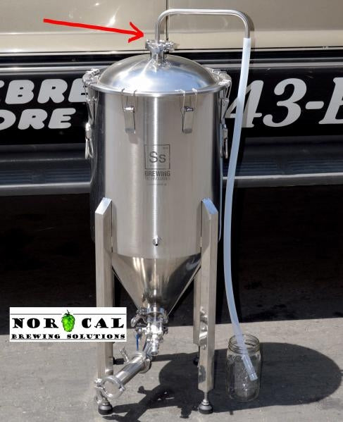 1,5" Tri-Clamp Blow-Off Tube - Norcal