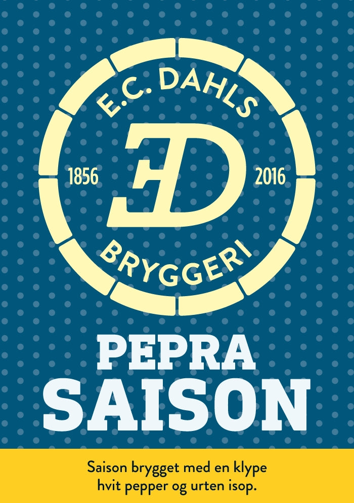 E.C. Dahls Pepra Saison - allgrain ølsett