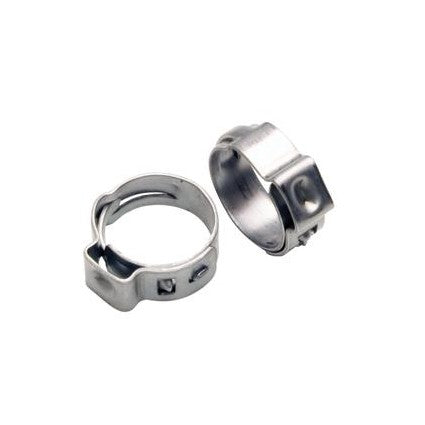 Slangeklemme en-øret 12,3mm