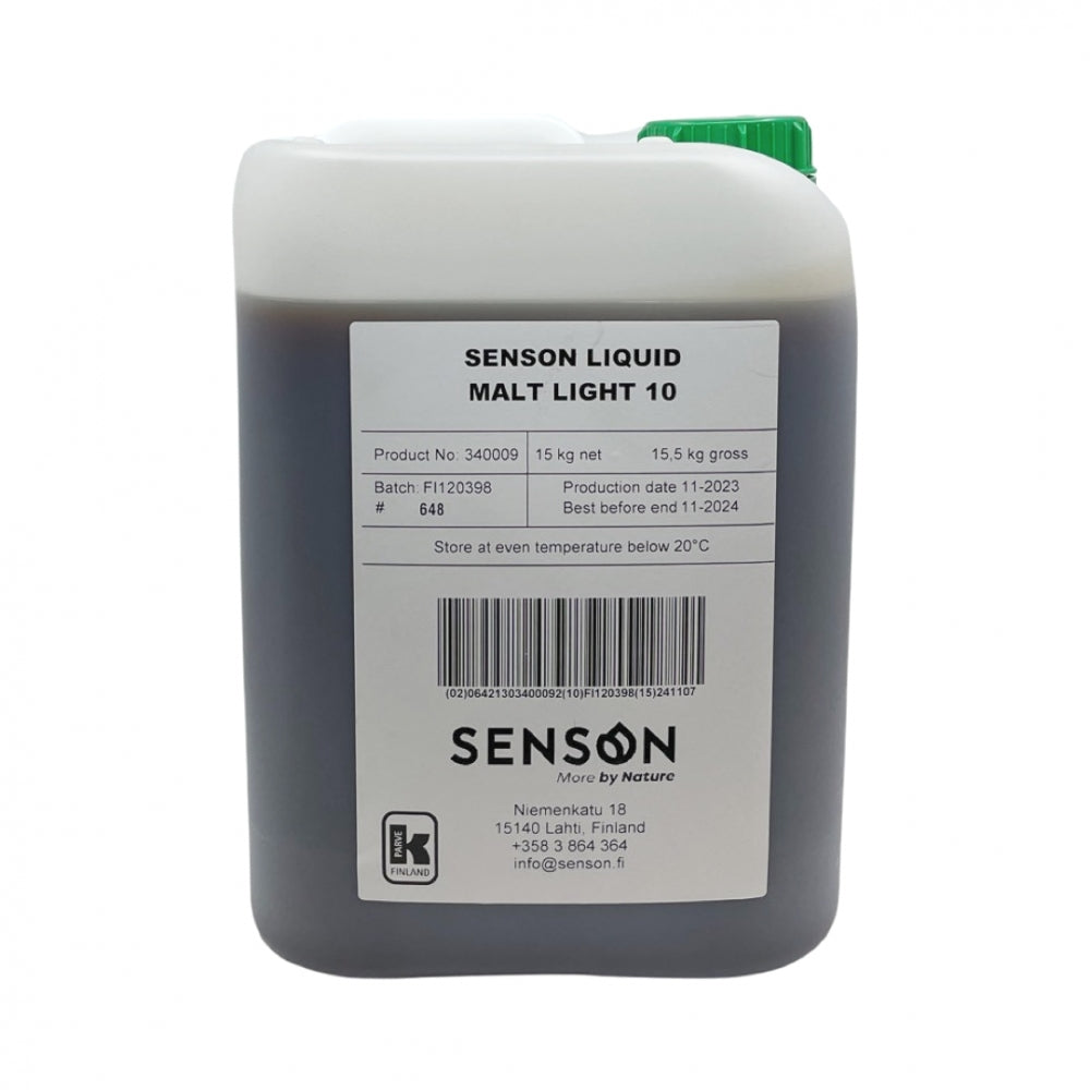 Flytende Maltekstrakt 15kg - Senson Liquid Malt Light 10 (LME) - Best før utløp november 2025
