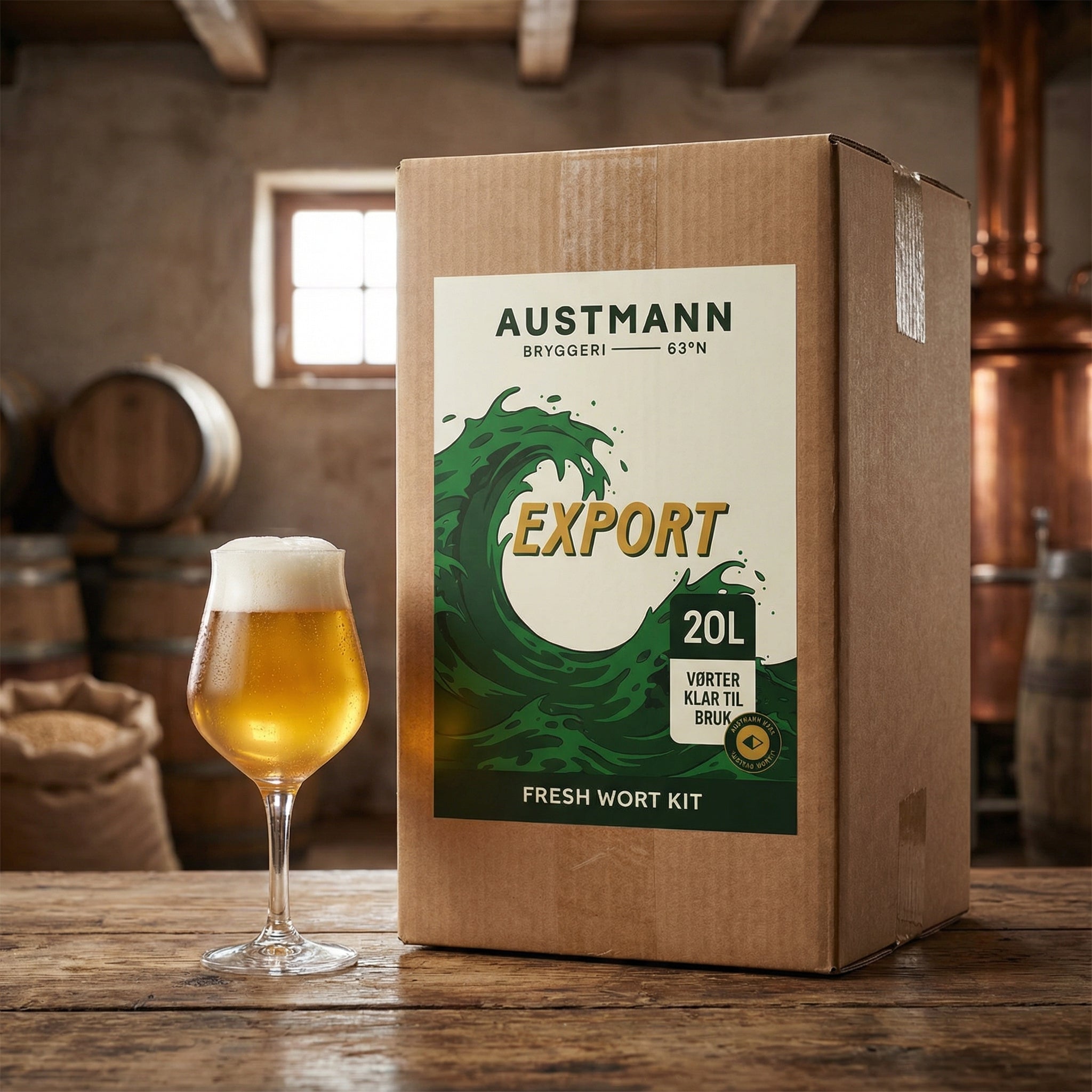 Austmann Export - 20L Fresh Wort Kit