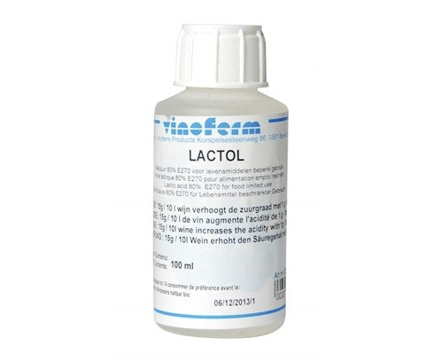 Melkesyre 250ml 80% - Vinoferm Lactol