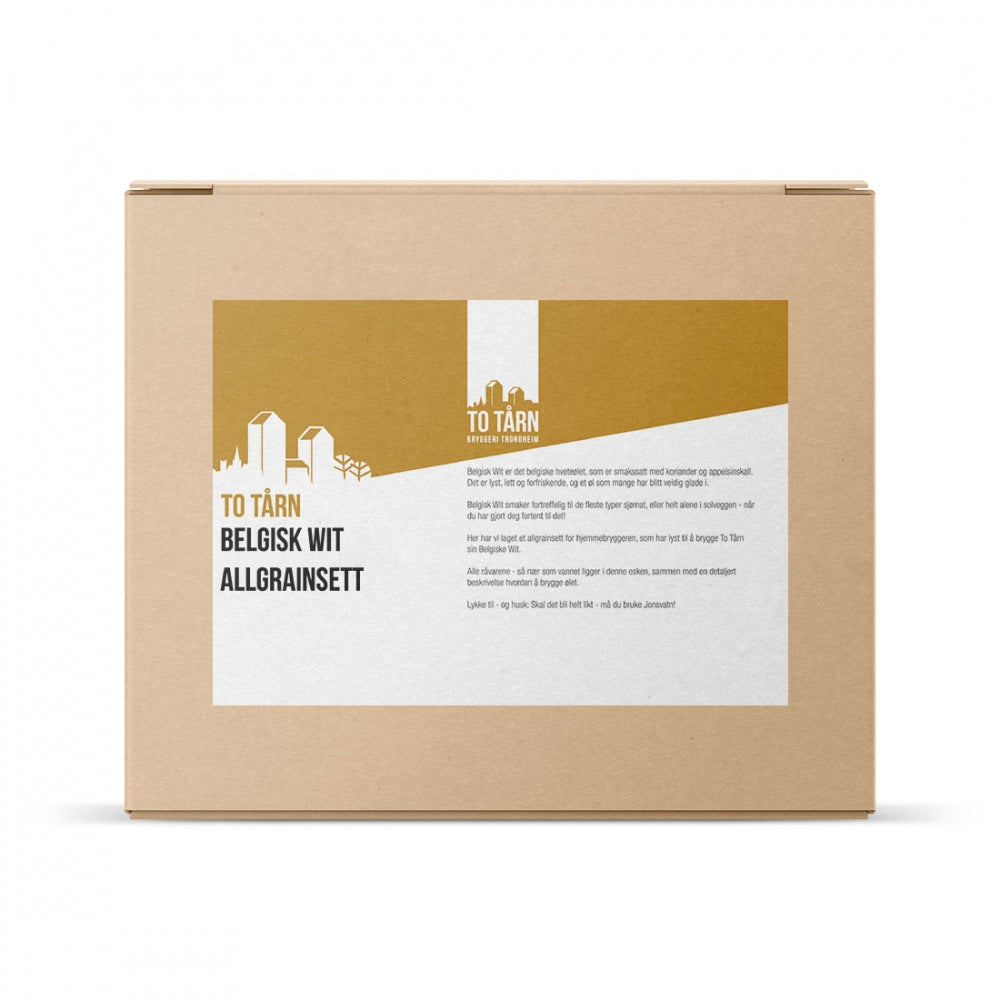 To Tårn Belgisk Wit - allgrain ølsett