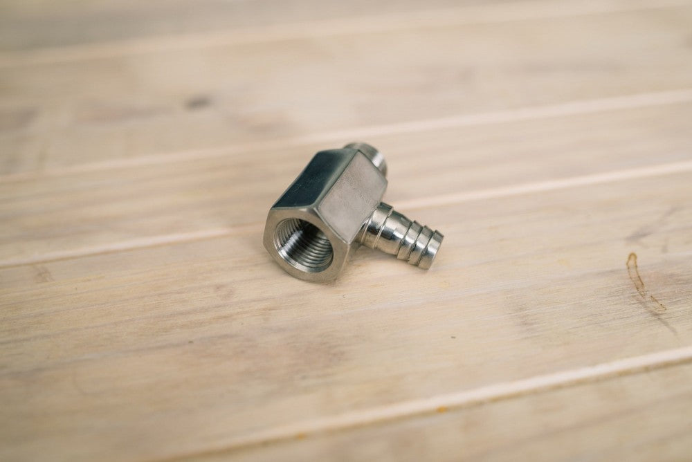 Hose Barb | ½” Re-Circ T-Barb - Ss Brewtech