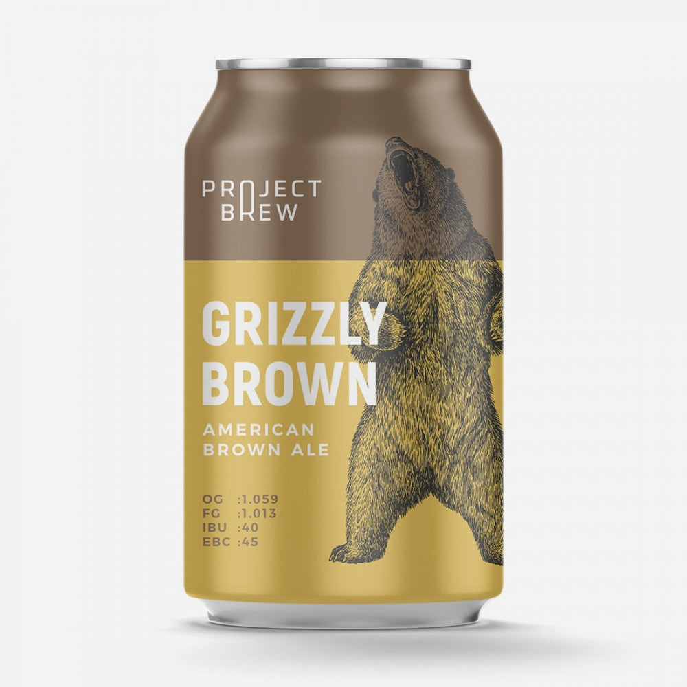 Grizzly Brown Ale - allgrain ølsett