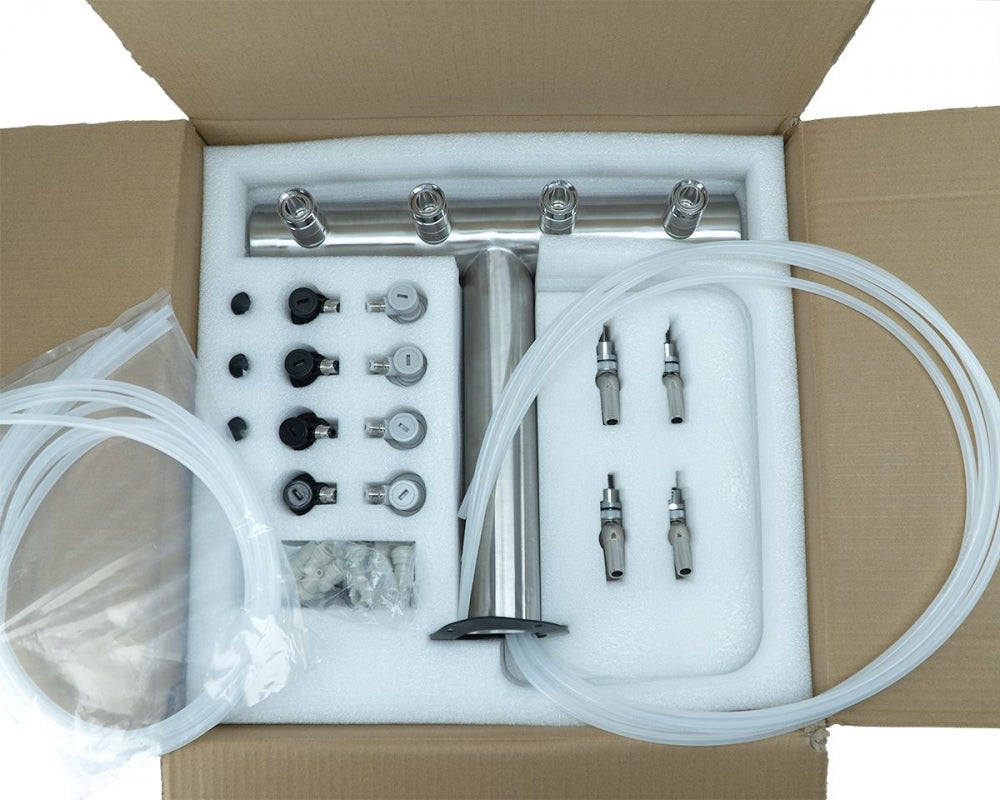 UltraT FasTap Tappetårn sett med 4 kraner - Keg King