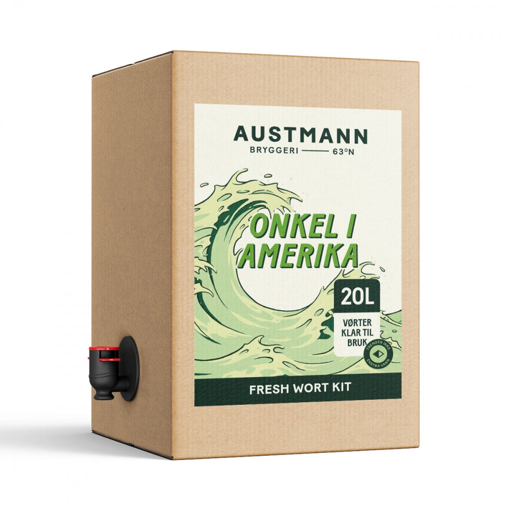 Austmann Onkel i Amerika - Session IPA - 20L Fresh Wort Kit