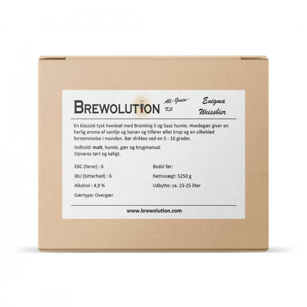 Enigma Weissbier - allgrain ølsett