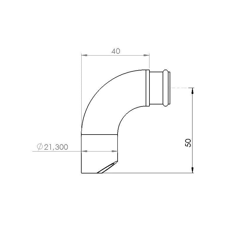 Dip Tube / Siphon for Speidel Braumeister - 50mm - BacBrewing