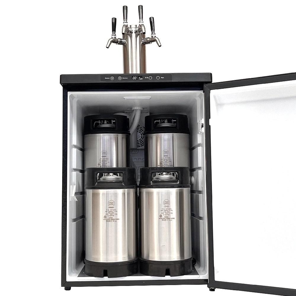 FasTap Edition KegMaster Series XL Kegerator - Fire tappekraner - Keg King