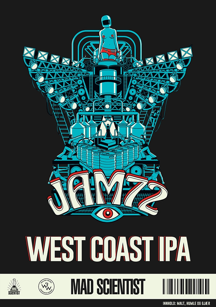 Mad Scientist Jam 72 - allgrain ølsett