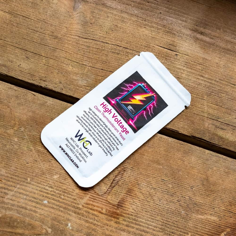 High Voltage - Electrifyingly Clean Thermotolerant Yeast 11g (kveik) - WHC Lab