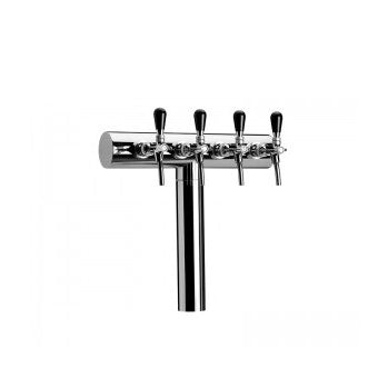 Tee Tower tappetårn for 4 kraner, med kjølesløyfe