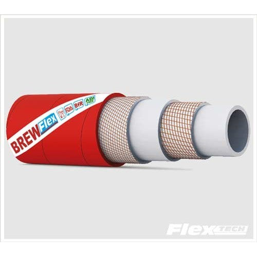 Brewflex ølslange for bryggeri - 5 meter - 1,5" Tri-Clamp - 16 bar