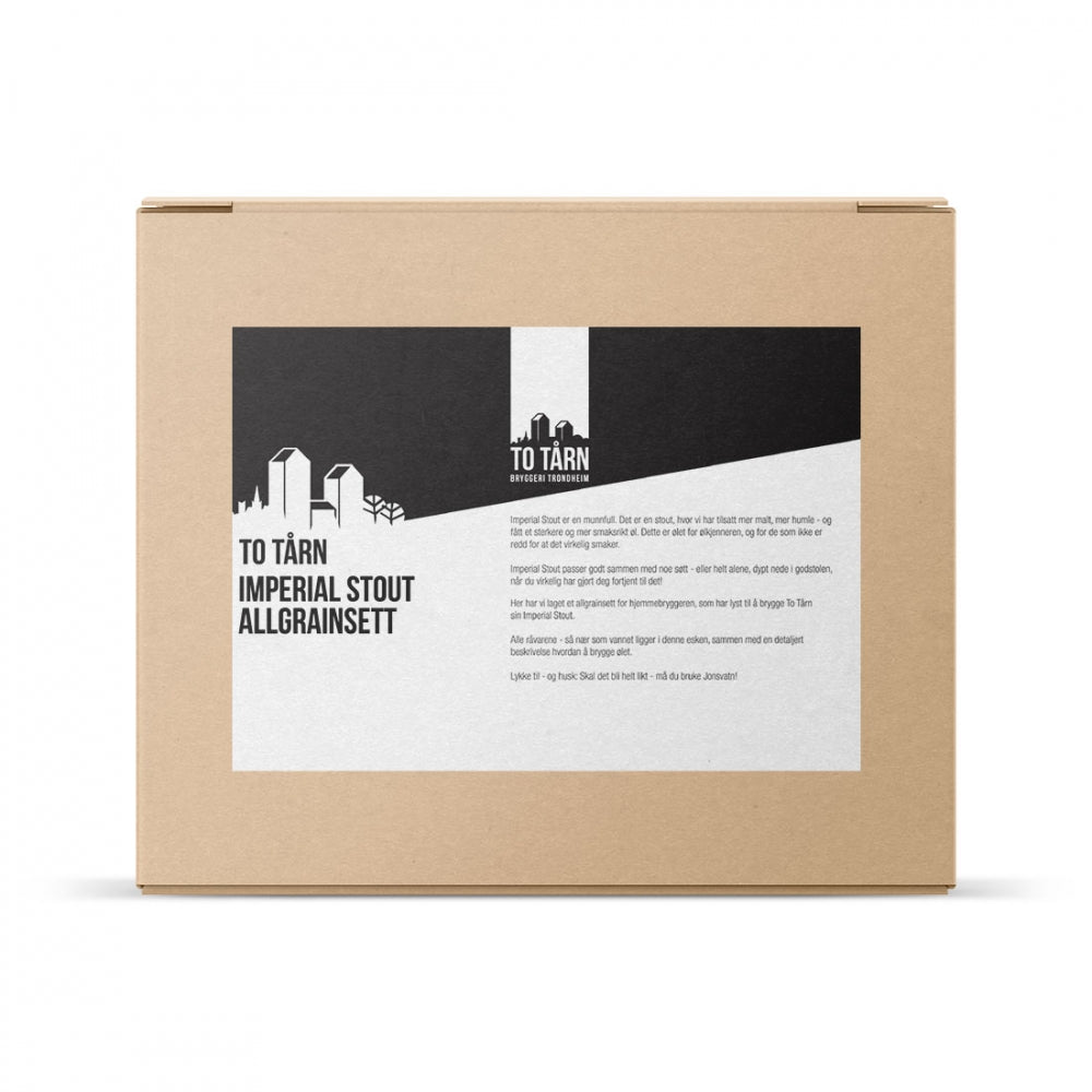 To Tårn Imperial Stout - allgrain ølsett