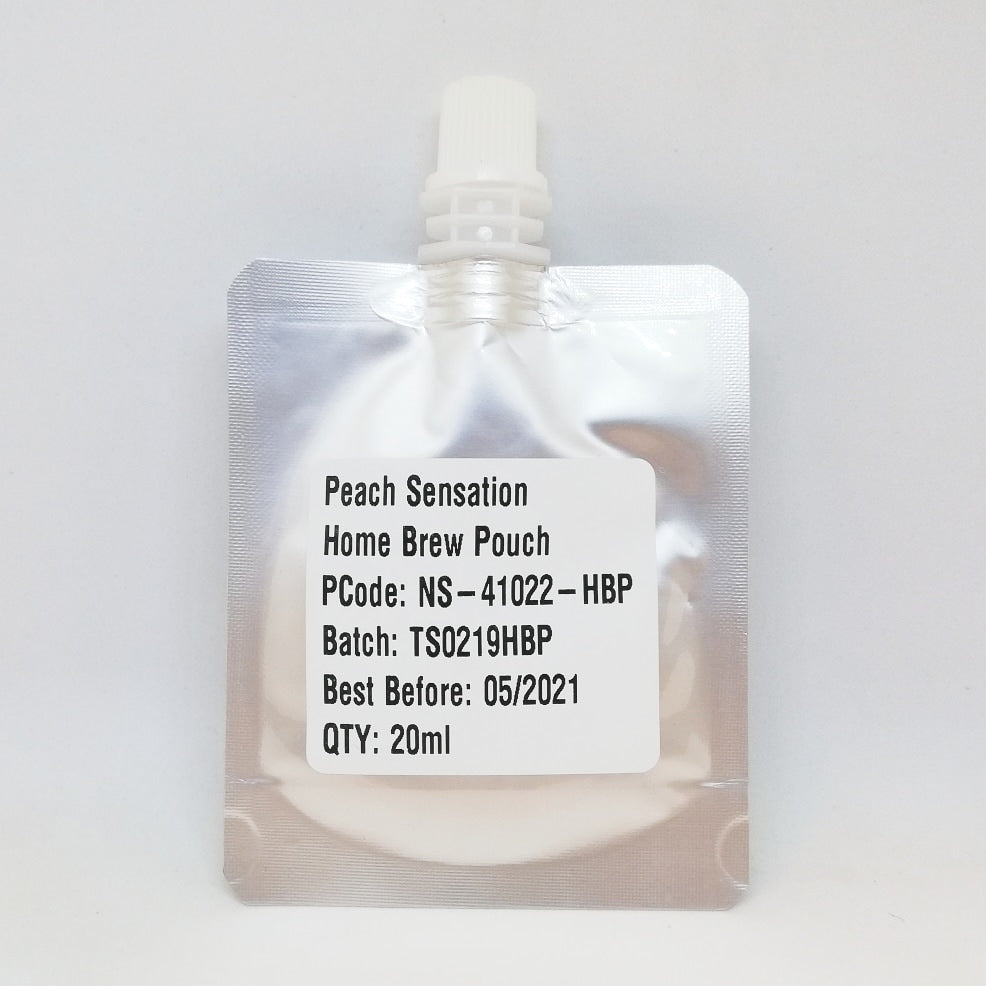 NaturalSensation Fersken fruktessens - 20ml Homebrew Pouch