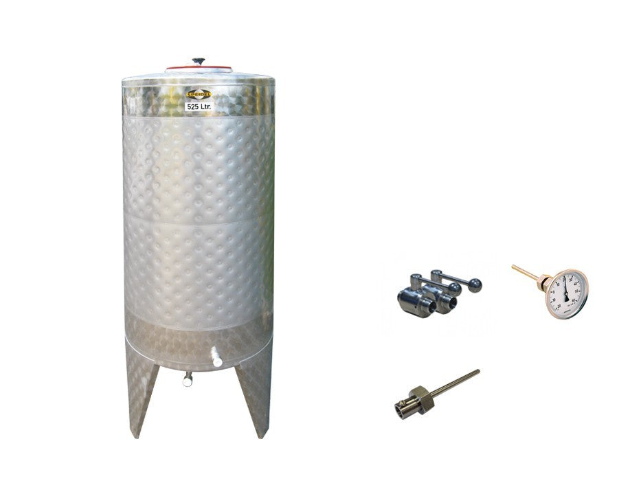 Speidel 525L gjæringstank rustfritt stål - komplett (Bestillingsvare)