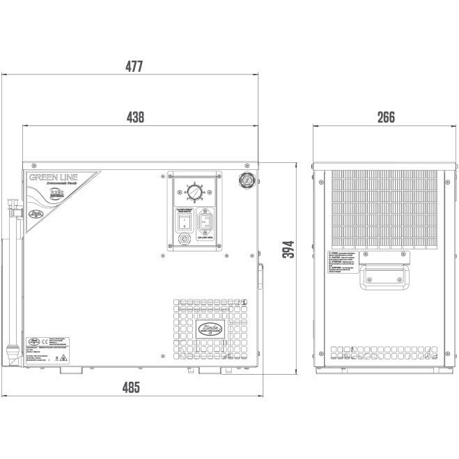 Lindr AS-40 2X Coils NEW Green Line kjølesystem
